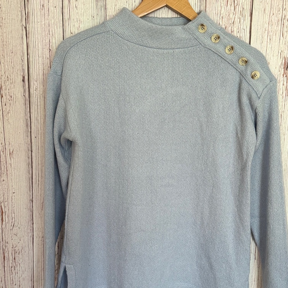 Loft Ann Taylor light blue top